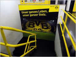 BVB Stadion Treppe zum Spielertunnel