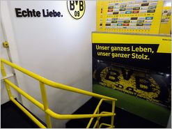 BVB Stadion Treppe zum Spielertunnel